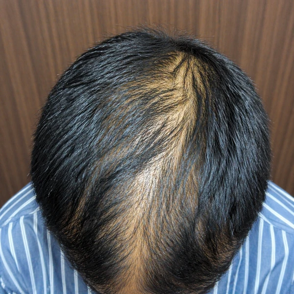 Before hair loss treatment